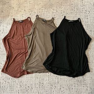 Set of 3 tanks